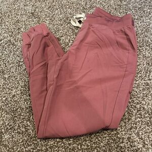 Figs Medium Tall Jogger Bottoms in Mauve